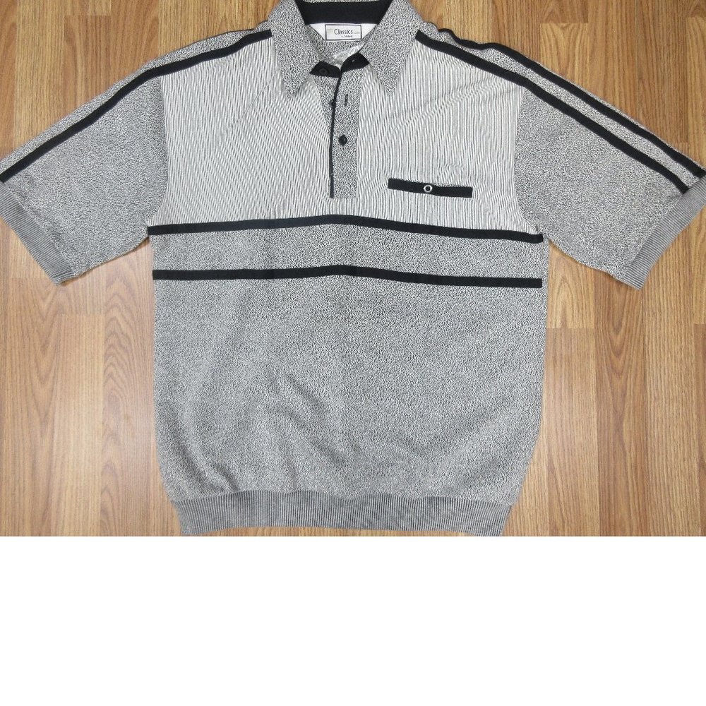 NEW! VTG PALMLAND REGULAR FIT COTTON/POLY POLO SHIRT DEADSTOCK Sz MEDIUM, M